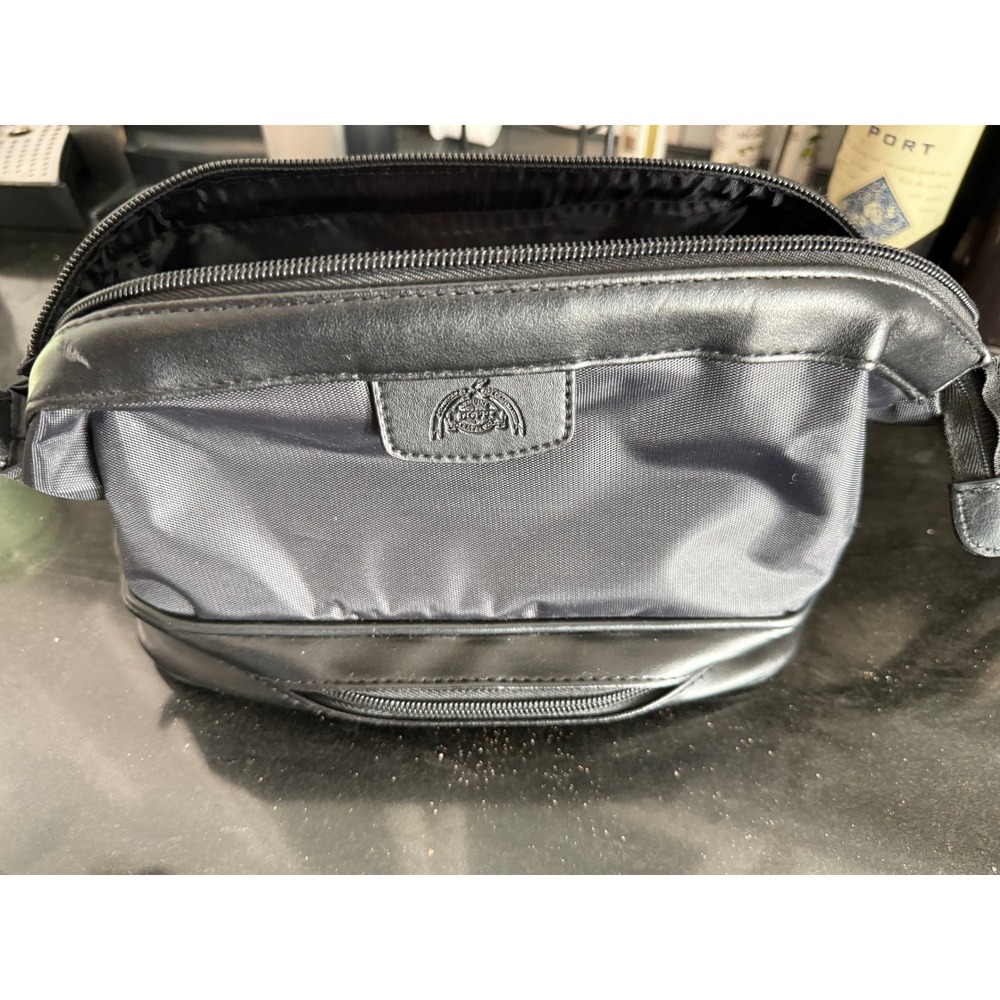 Black‎ Toiletry Bag Travel Dopp Kit Organizer Pouch Mens Womens
